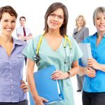 Group of business people team. Isolated white background.
